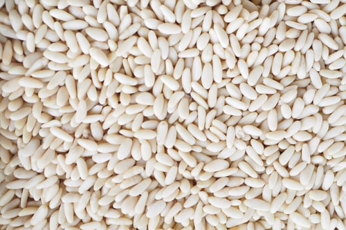 Preview: Healthy pine nuts isolated on white background.