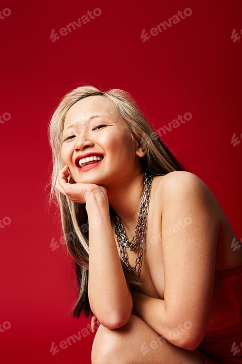 Preview: Radiant Asian Woman Beaming