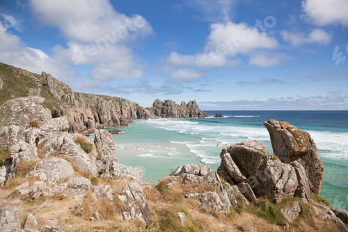 Preview: Cliffs at Logan Rock, Treen, Cornwall, England