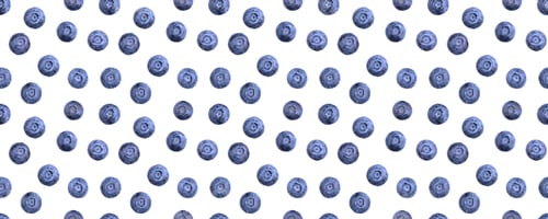 Preview: Seamless blueberry pattern. Berries isolated on white. Creative food concept.