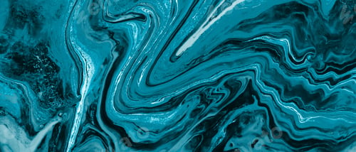 Preview: Abstract acrylic fluid texture of azure turquoise blue tones