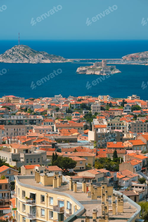 Preview: View of Marseille town. Marseille, France