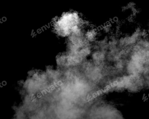 Preview: smoke steam fog air background shape black