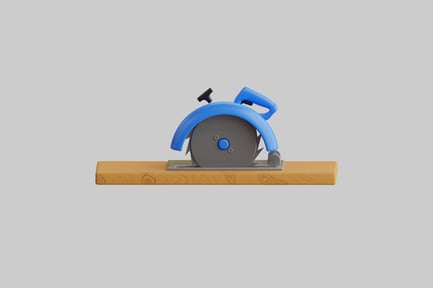 Preview: Sports: blue cutting edge table saw