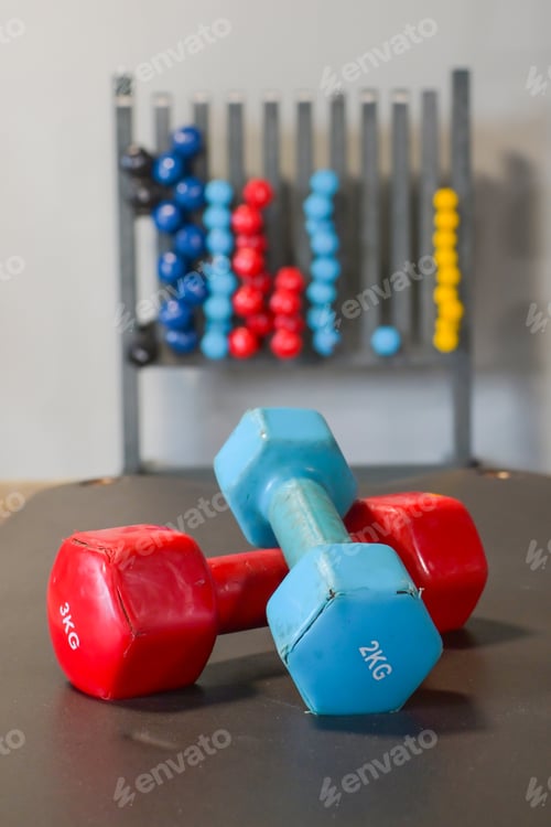 Preview: Gym weights for fitness training and strength building