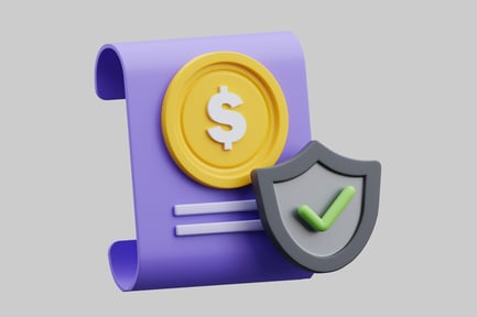 Preview: Financial security document with shield