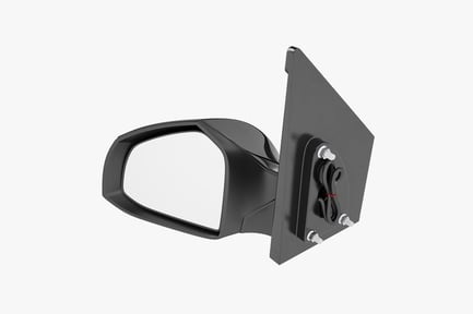 Preview: Automotive Glossy Black Side Mirror