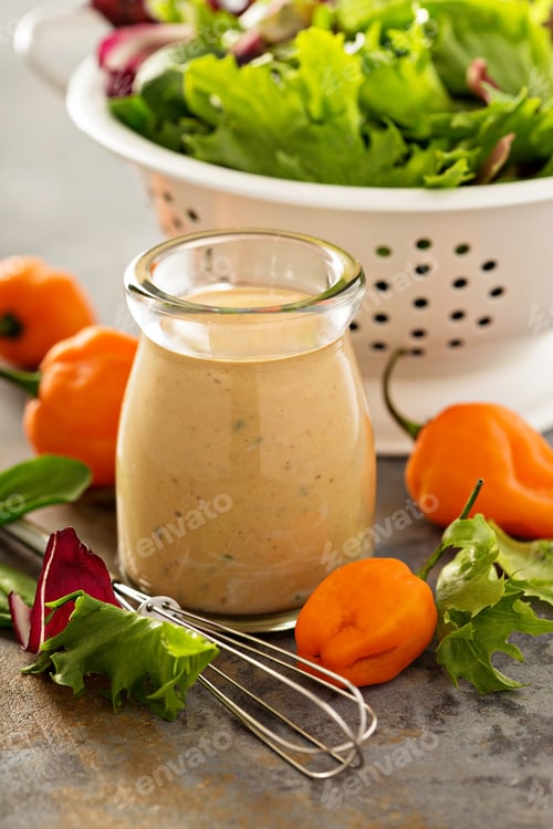 Preview: Homemade ranch dressing with hot pepper