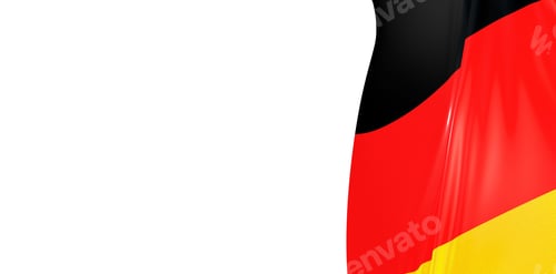 Preview: A map of Germany. Wire frame 3D mesh