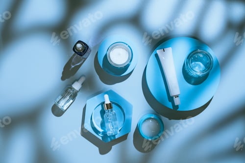 Preview: Bottles with serum or oil