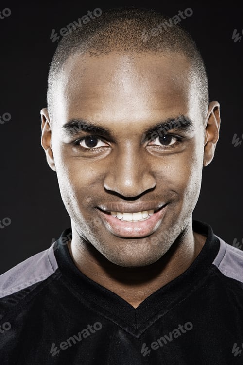 Preview: Smiling african american man