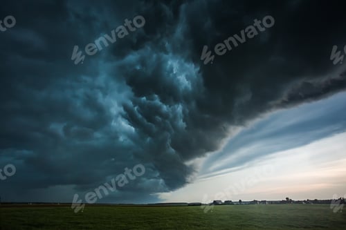 Preview: Storm clouds with shelf cloud and intense rain