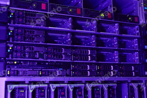 Preview: Futuristic Server Room