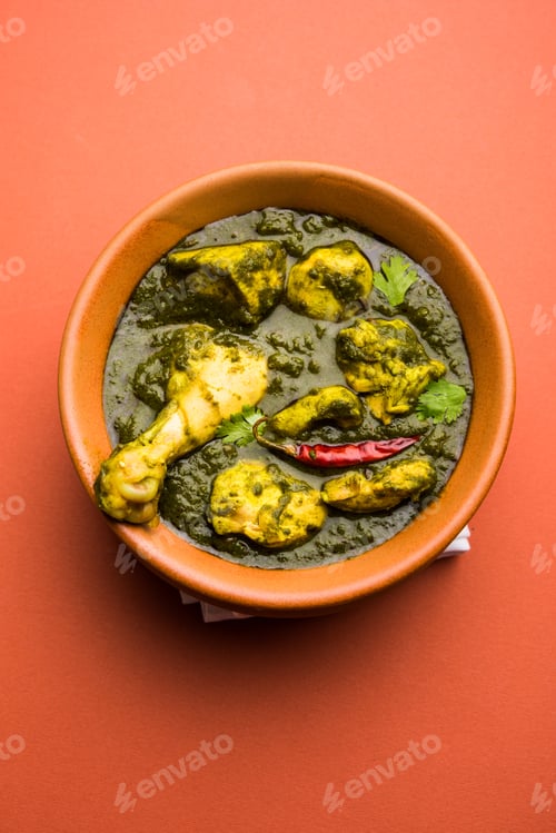 Preview: Palak or spinach Chicken or Murg Saagwala is an Indian non-vegetarian recipe