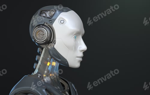 Preview: Robot's portrait in profile