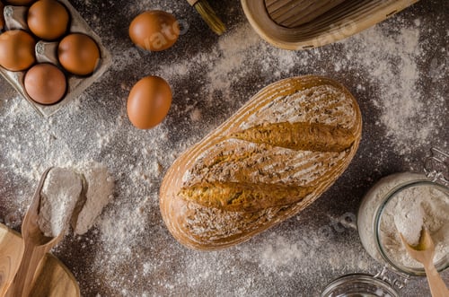 Preview: Homemade sourdough bread rustic