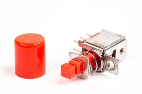 Preview: Miniature electric switches with red caps