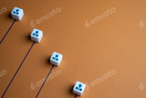 Preview: Competitive race. between businessmen or workers.