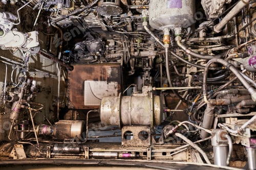 Preview: Aircraft's main landing gear compartment inside