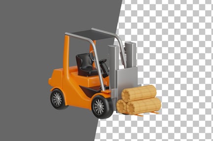Preview: Forklift 3D Icon