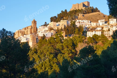 Preview: Spanish traditional village at sunset. Segura de la Sierra. Jaen