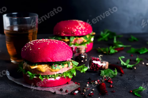 Preview: American grilled hamburger