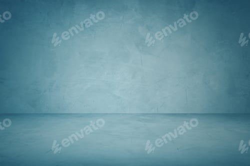 Preview: dark blue cement wall and vintage backdrop studio background