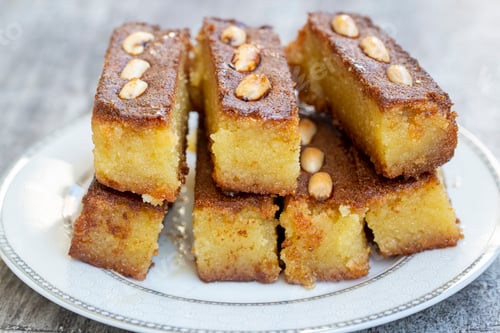Preview: Turkish Dessert Sambali or Damascus Dessert (Sam Tatlisi)
