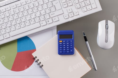 Preview: PC peripherals and pocket calculator.