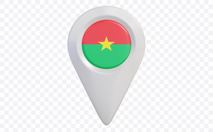 Preview: Burkina Faso Location Pin