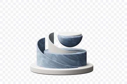 Preview: Abstract 3D Podium Composition