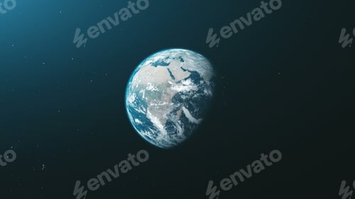 Preview: Planet Earth Floating in Deep Space