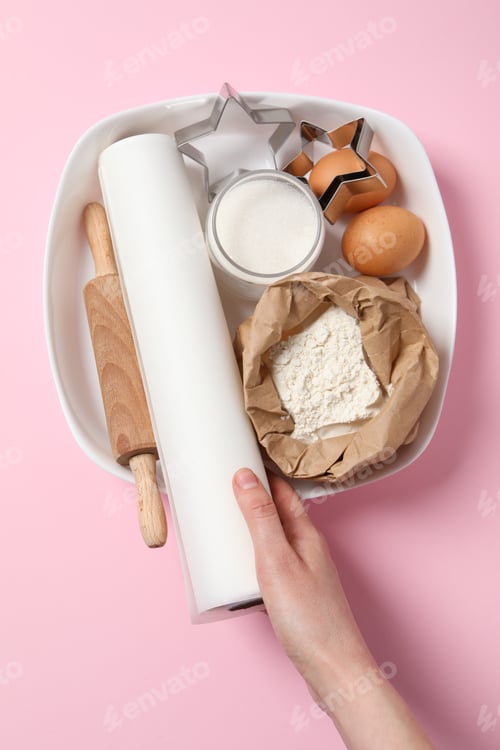 Preview: Concept of accessories for cooking and baking - baking paper