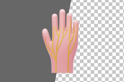 Preview: Hand Nerves 3D Icon