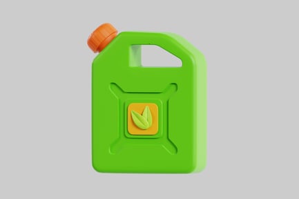 Preview: Biofuel canister with leaf emblem