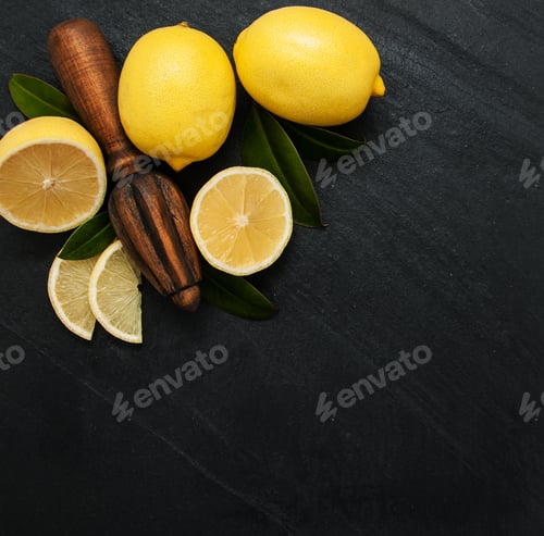 Preview: Fresh ripe lemons