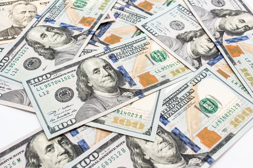Preview: Hundred Dollar Bills Stacked Up
