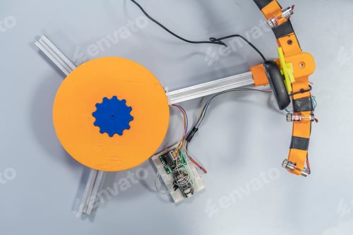 Preview: the process of using electric 3d scanner b