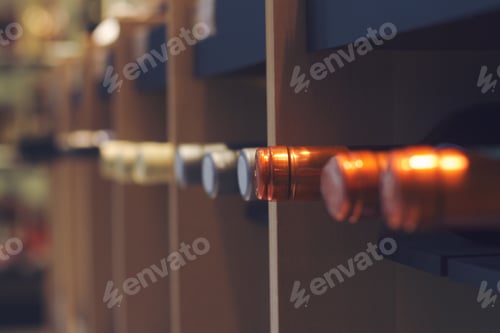 Preview: wine bottles in store