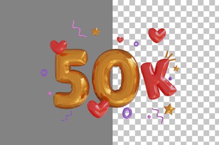 Preview: 50K 3D Icon
