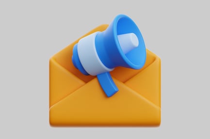 Preview: Email announcement megaphone