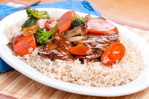 Preview: stir fry beef and rice