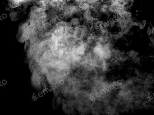 Preview: smoke steam fog air background shape black cloud background moisture abstract light stream flow