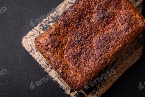Preview: Delicious fresh crispy brown bread with seeds and grains