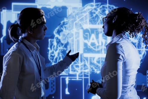 Preview: Coworkers brainstorming ways to use AI
