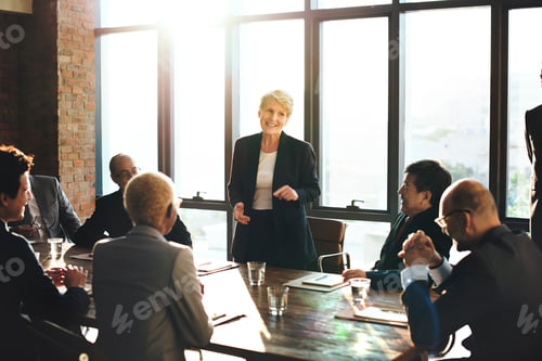 Preview: Meeting Corporate Success Brainstorming Teamwork Concept