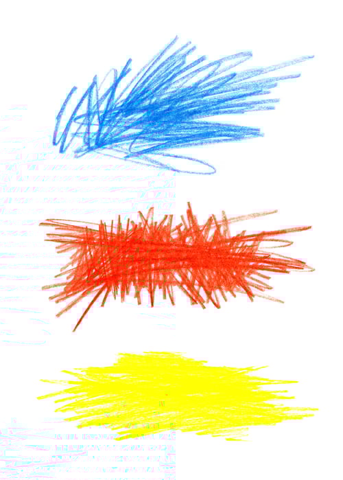 Preview: Abstract color hand drawn design elements