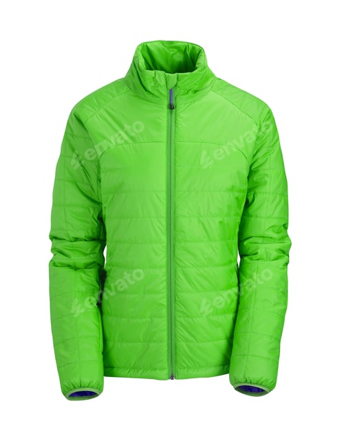 Preview: green jacket isolated on white