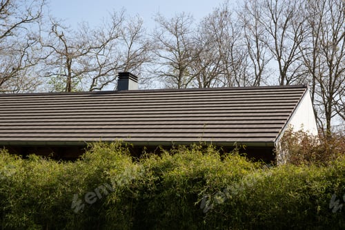 Preview: Flat roof tile house