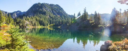 Preview: Mountains lake